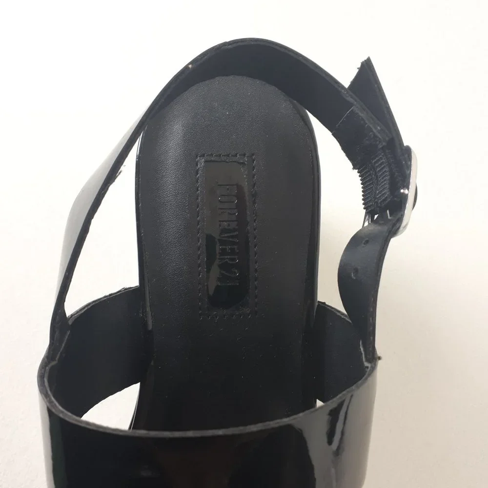 Forever 21 Monochrome Platform Sandals - Picture 10 of 16